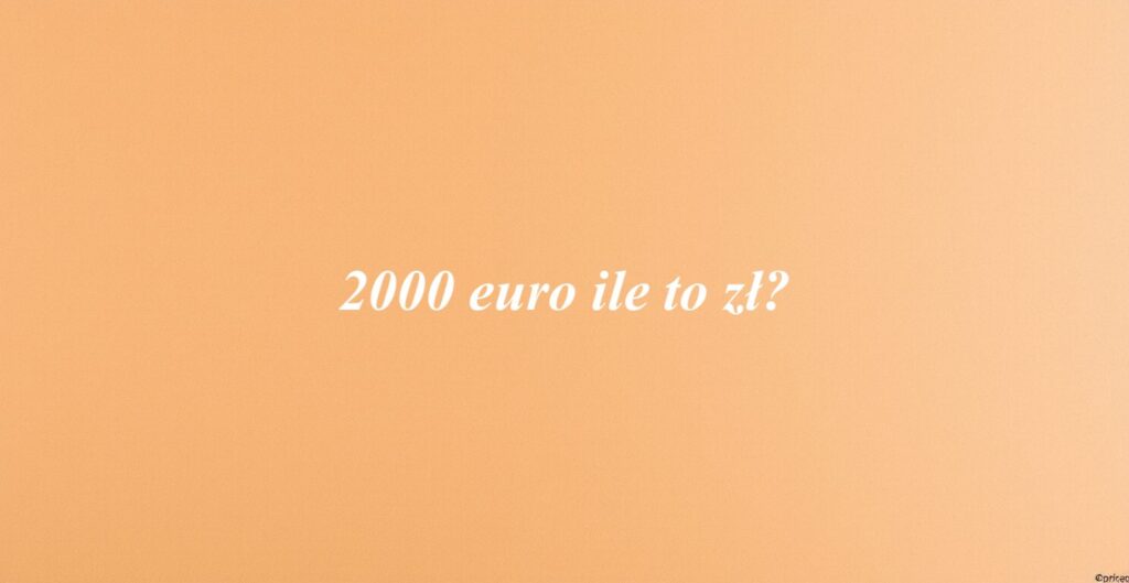 2000 euro ile to zł?