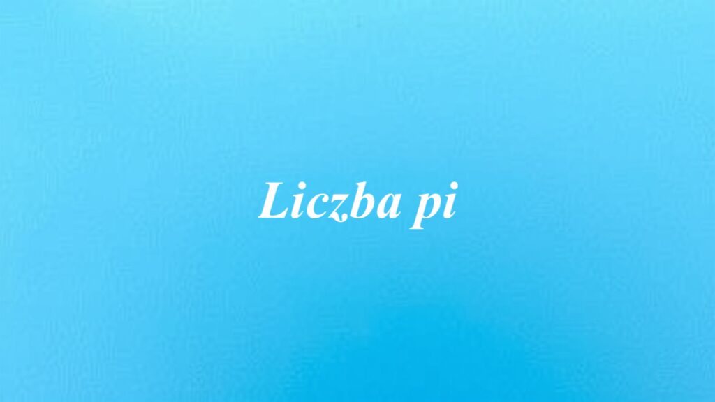 Liczba pi