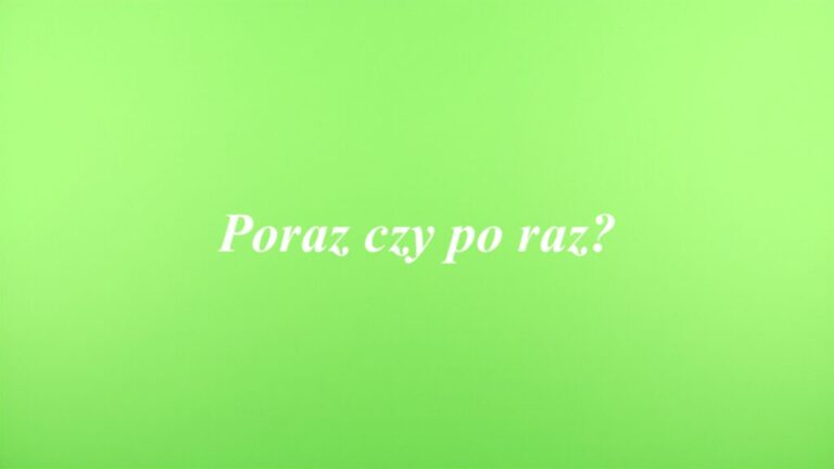 Poraz czy po raz?