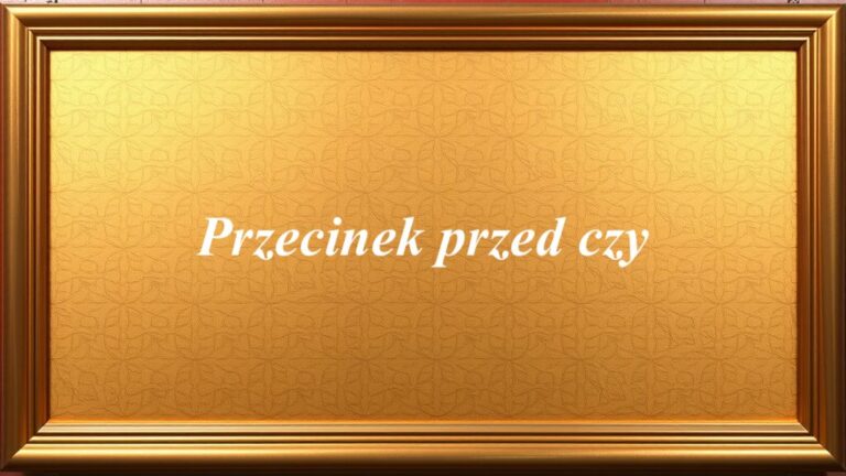 Przecinek przed czy