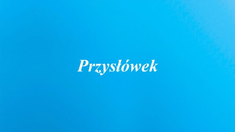 Przysłówek