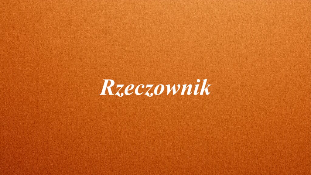 Rzeczownik