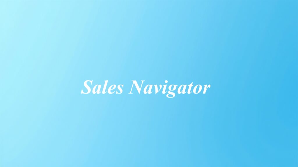 Sales Navigator