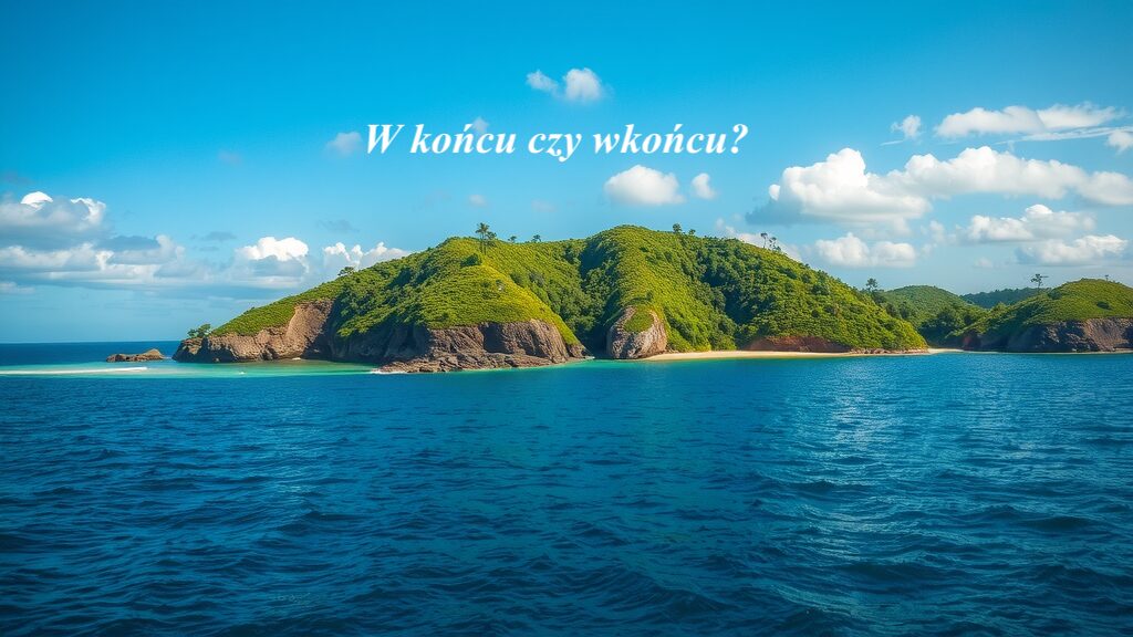 W końcu czy wkońcu