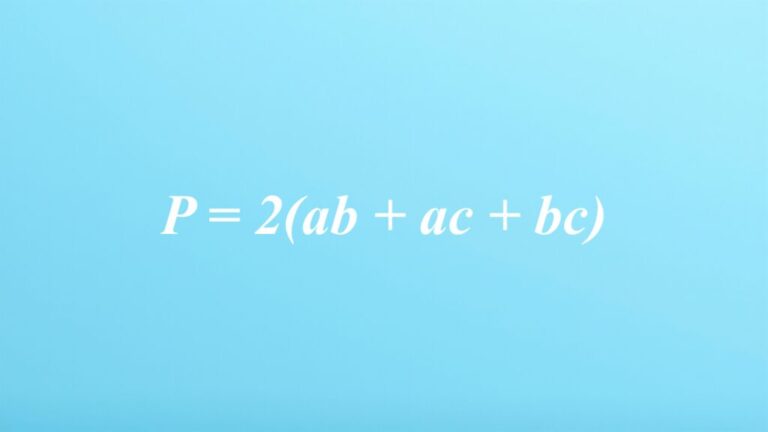 P = 2(ab + ac + bc)