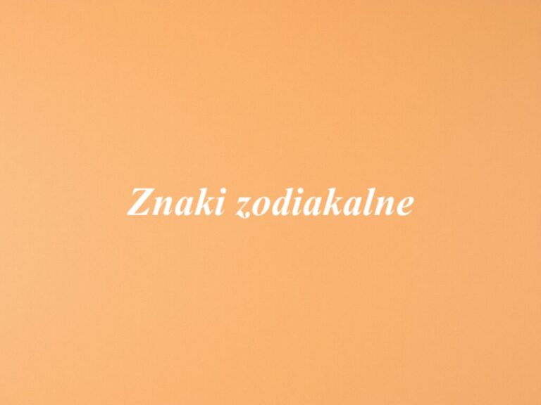 Znaki zodiakalne