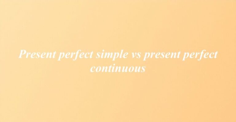 Present perfect simple vs present perfect continuous