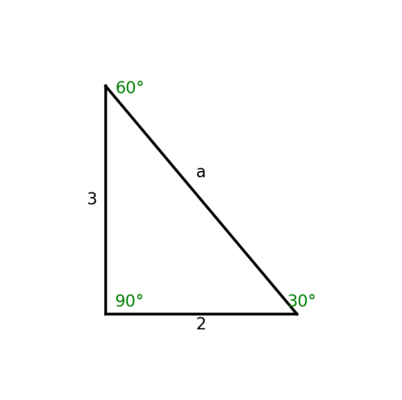 trójkąt 30 60 90