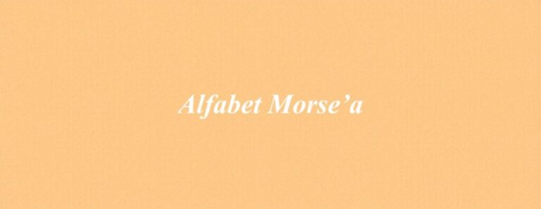 Alfabet Morse’a