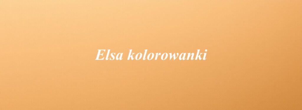 Elsa kolorowanki