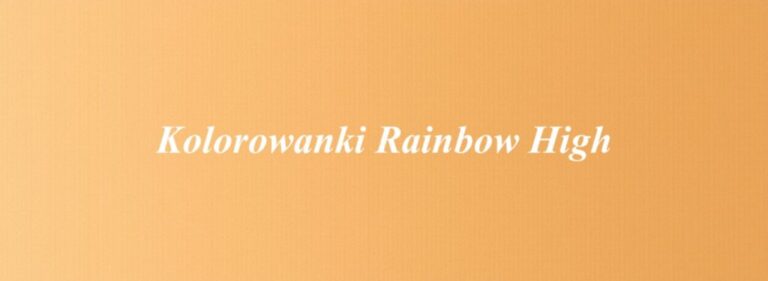 Kolorowanki Rainbow High