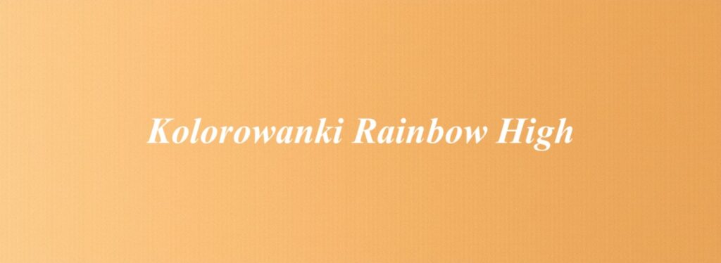 Kolorowanki Rainbow High