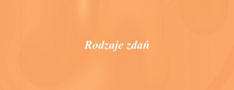 Rodzaje zdań