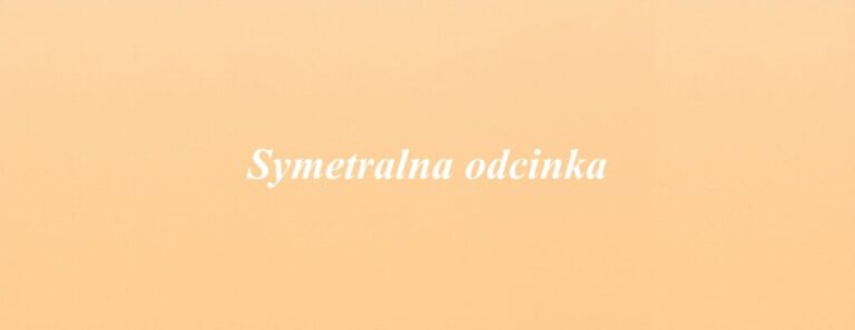 Symetralna odcinka