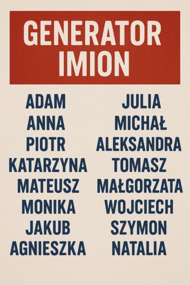Generator Imion