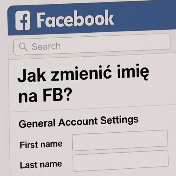Jak Zmienić Imię Na Fb?