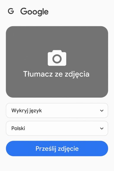 Tłumacz Google Ze Zdjęcia