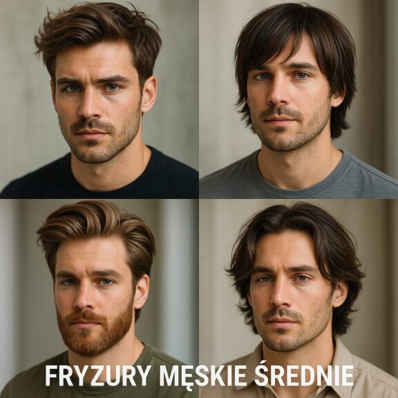 Fryzury Męskie Średnie