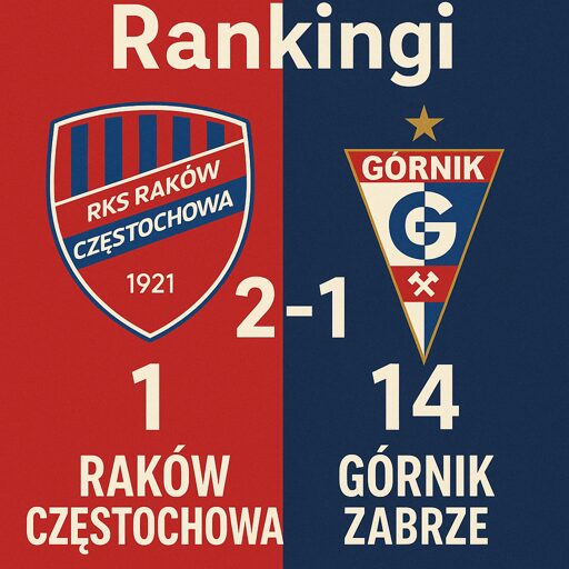 Rankingi Raków Częstochowa – Górnik Zabrze