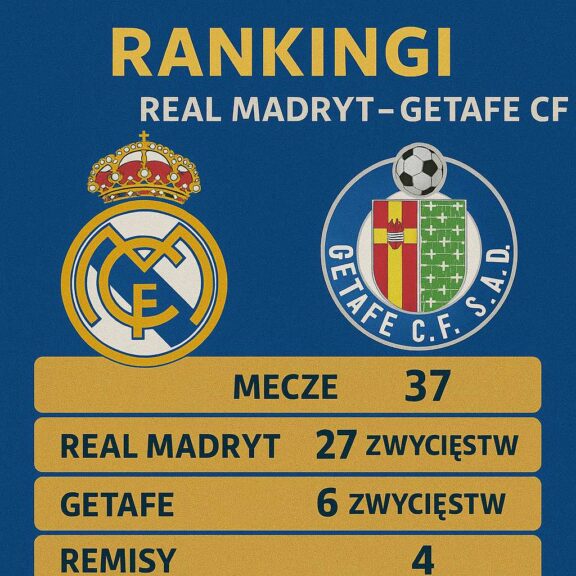 Rankingi Real Madryt – Getafe Cf