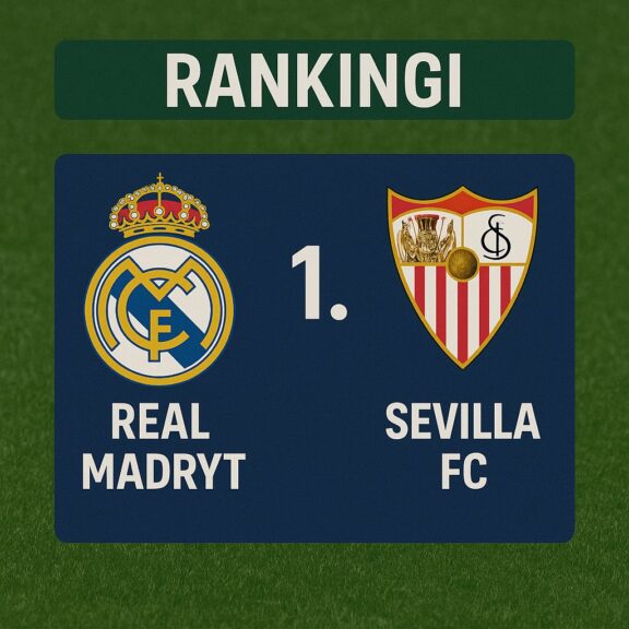 Rankingi Real Madryt – Sevilla Fc