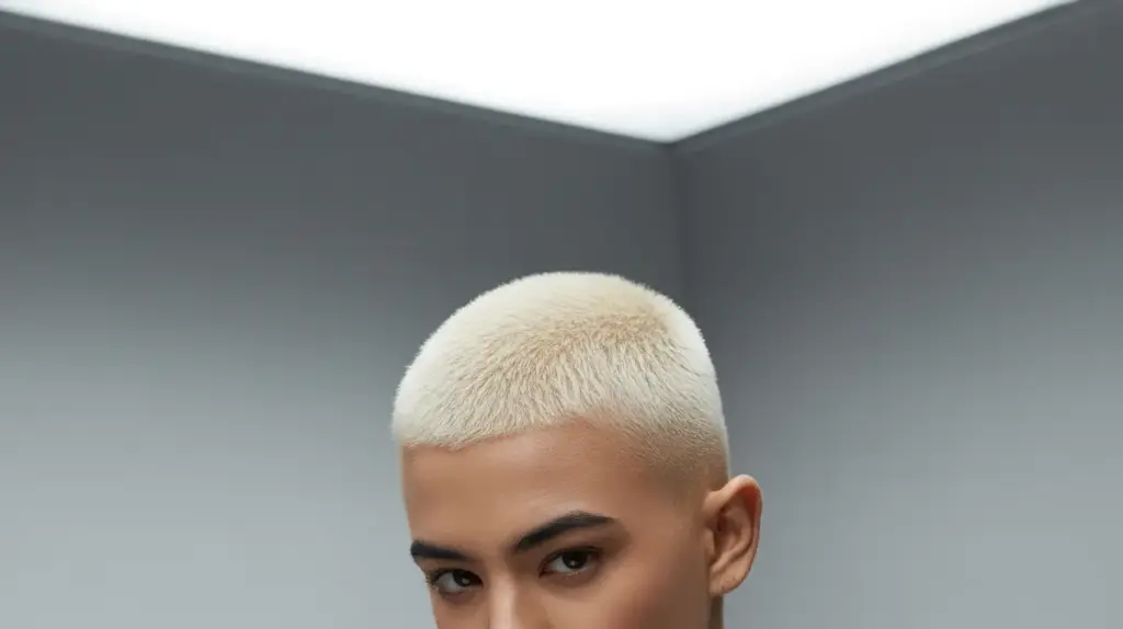 Blond Buzz Cut