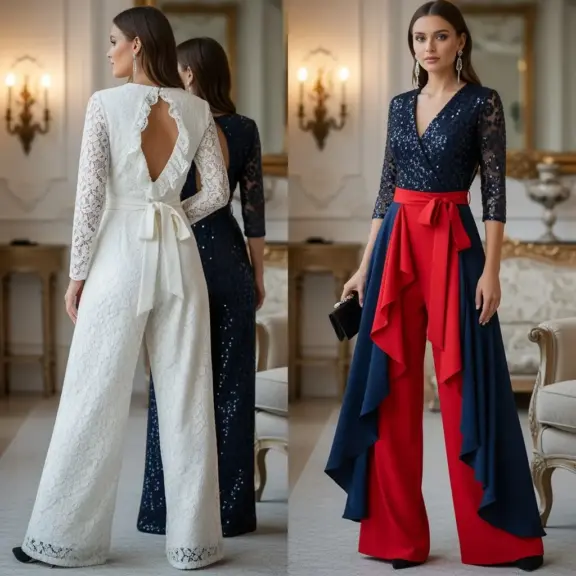Elegancki Kombinezon Damski Na Wesele