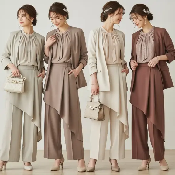 Eleganckie Komplety Damskie Ze Spodniami Na Wesele