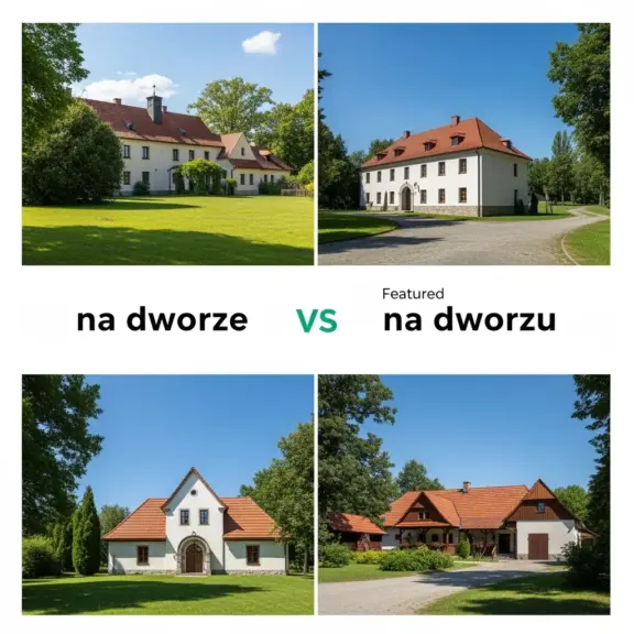 Na Dworze Czy Na Dworzu