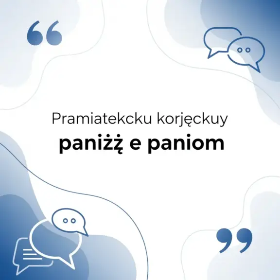 Panią Czy Paniom?