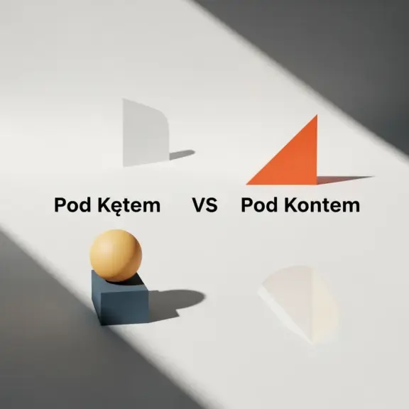 Pod Kątem Czy Pod Kontem?