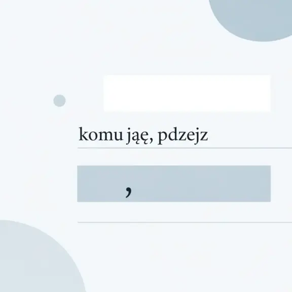 Ponieważ Przecinek