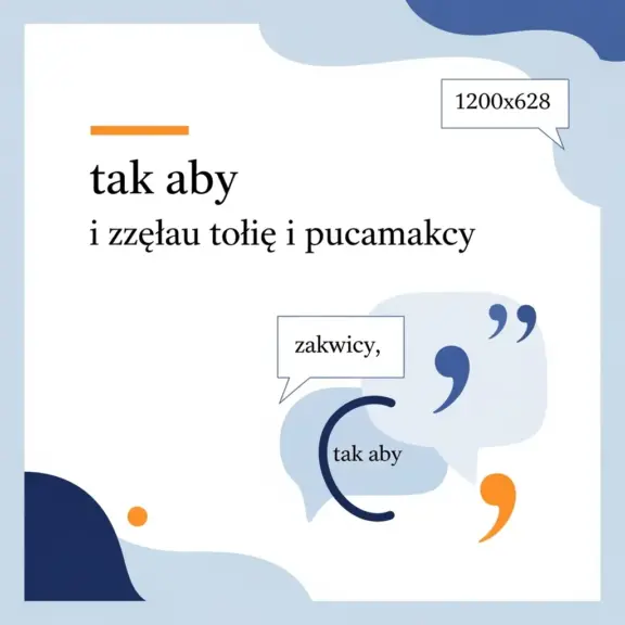 Tak Aby Przecinek