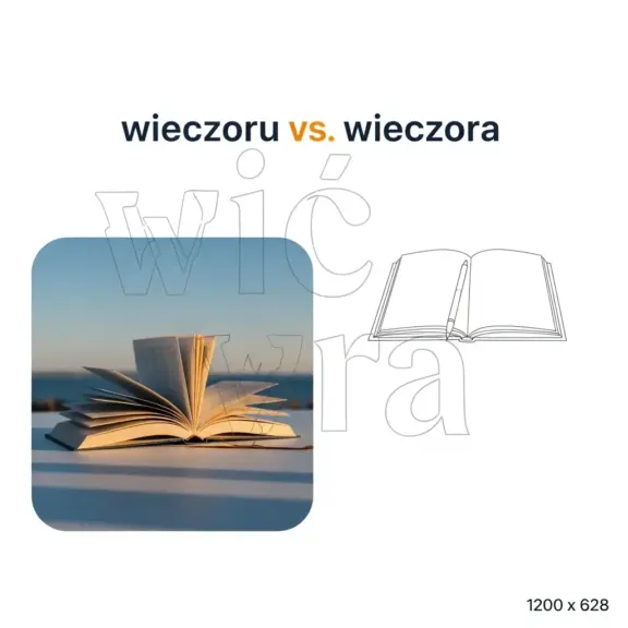 Wieczoru Czy Wieczora?