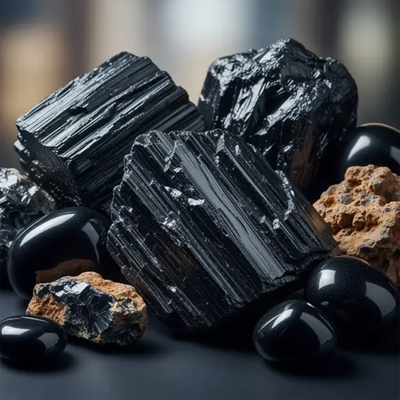 Czarny Minerał Używany W Jubilerstwie I Elektronice?