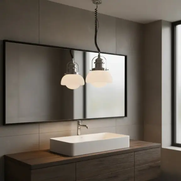 Lampa Wisząca Do Łazienki Przy Lustrze