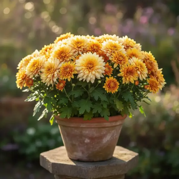 Chryzantemy W Doniczce