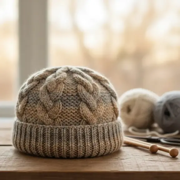 Modne Czapki Na Drutach Wzory