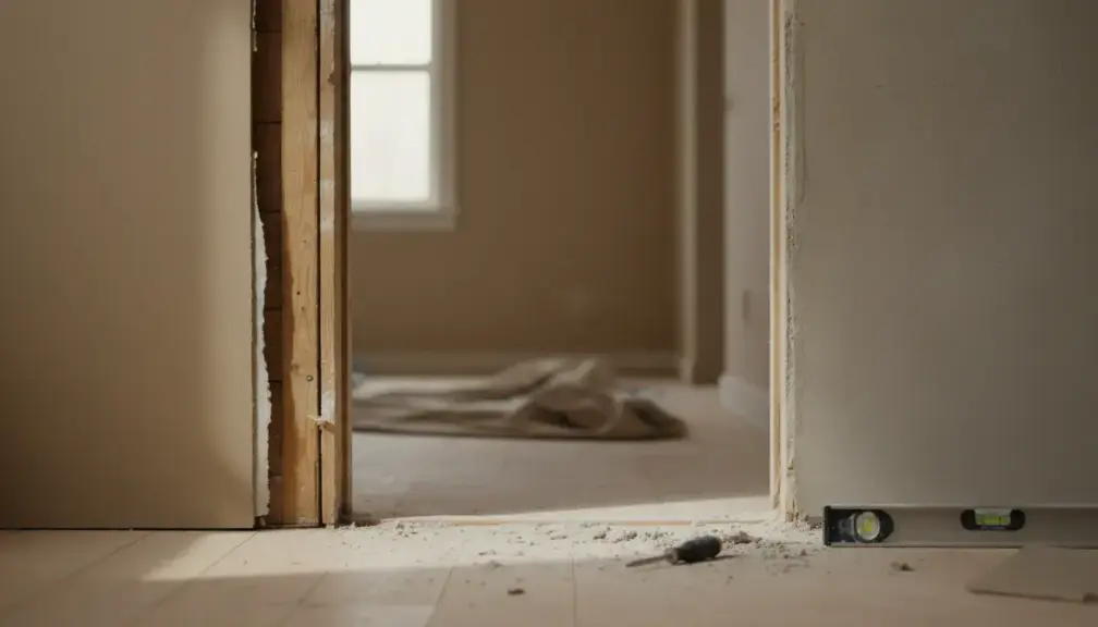 Kiedy należy zmniejszyć otwór drzwiowy?