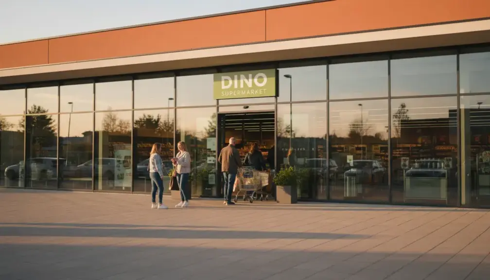 Jakie są standardowe godziny otwarcia sklepów Dino w tygodniu?