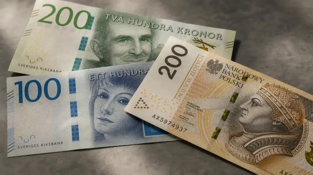Ile złotych polskich to 1000 koron szwedzkich?