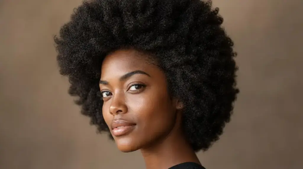 Czym charakteryzuje się fryzura afro pod względem kształtu i objętości?