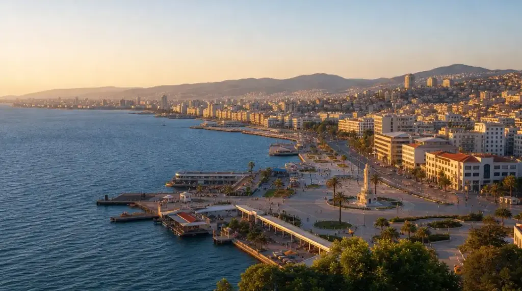 Gdzie znajduje się miasto Izmir?